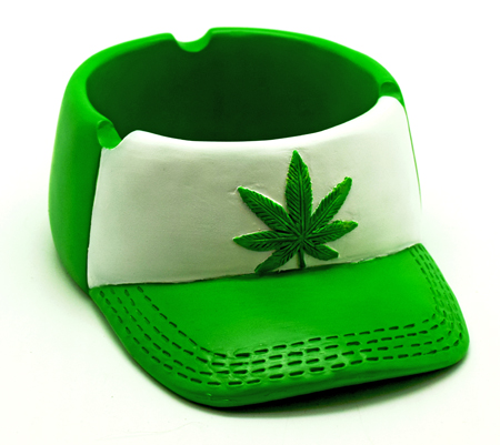 Weed Baseball Cap Ashtray